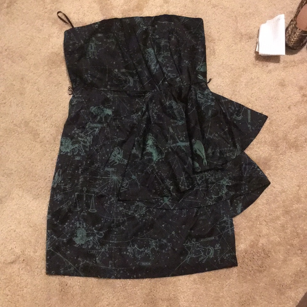 Affliction Black Premium Constellation Dress, Sz 8